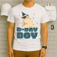 Birthday Boy Pug T-Shirt thumb 6