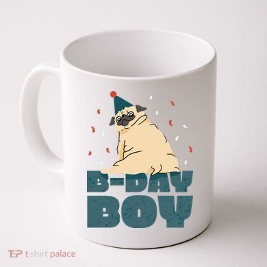 Birthday Boy Pug Coffee Mug