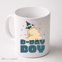 Birthday Boy Pug Coffee Mug thumb 0