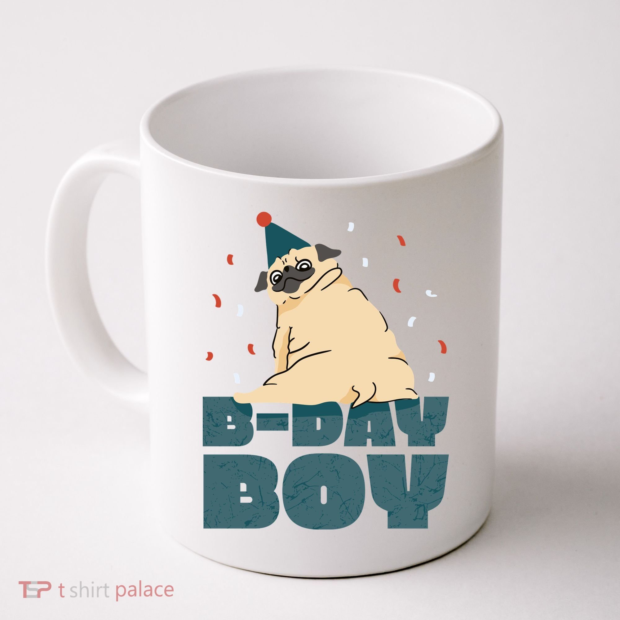 Birthday Boy Pug Coffee Mug