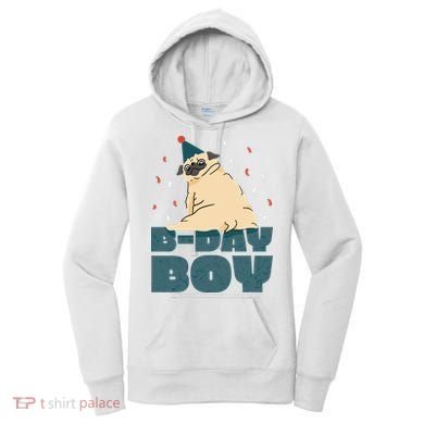 Birthday Boy Pug Women's Hoodie