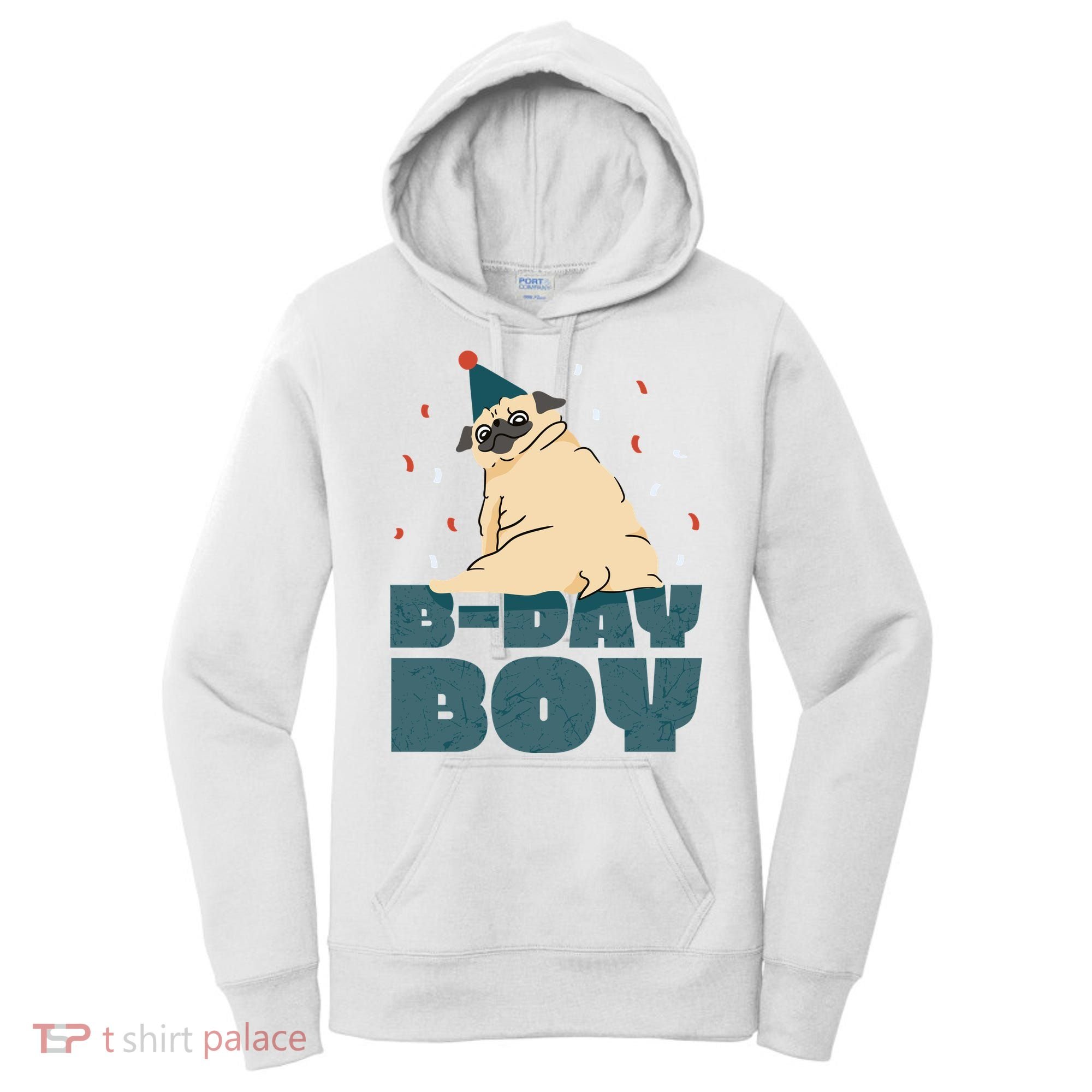 Birthday Boy Pug Women's Hoodie