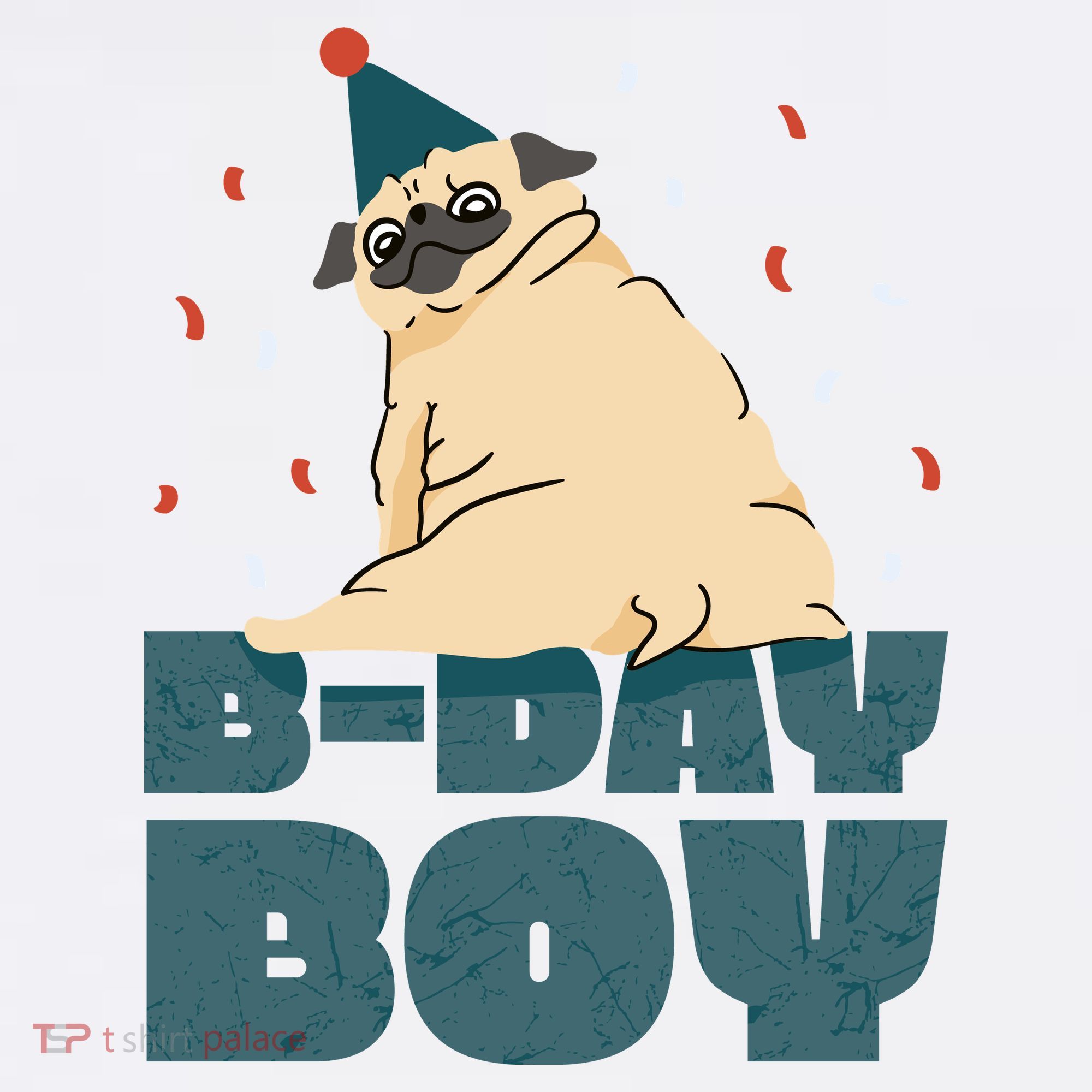Birthday Boy Pug Women's Hoodie