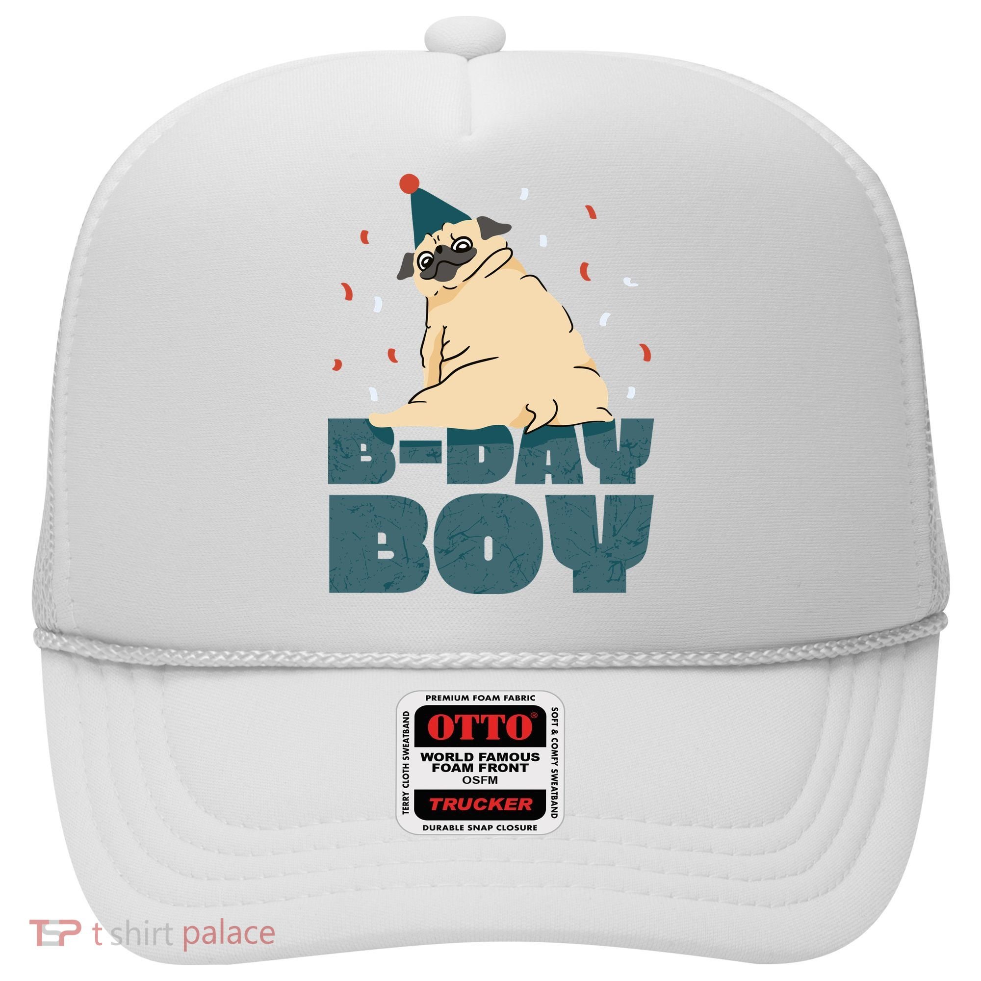 Birthday Boy Pug Hat