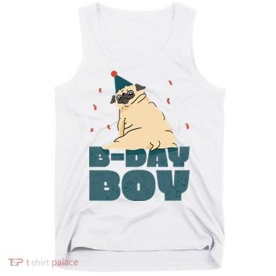 Birthday Boy Pug Tank Top