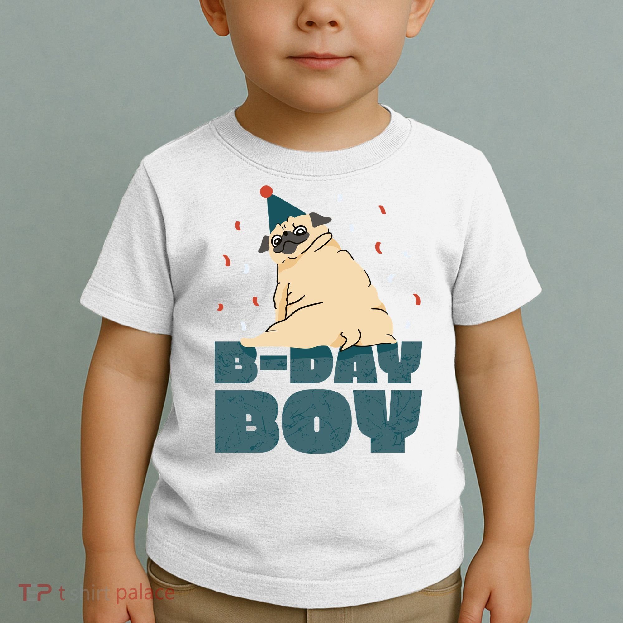 Birthday Boy Pug Toddler T-Shirt