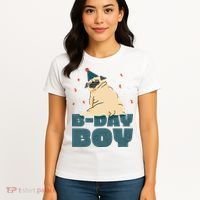 Birthday Boy Pug Women's T-Shirt thumb 4