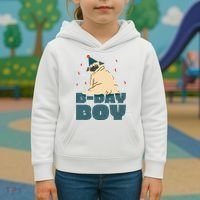 Birthday Boy Pug Kids Hoodie thumb 3