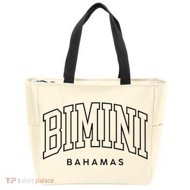 Bimini Bahamas Preppy Retro Throwback Souvenir Tote Bag