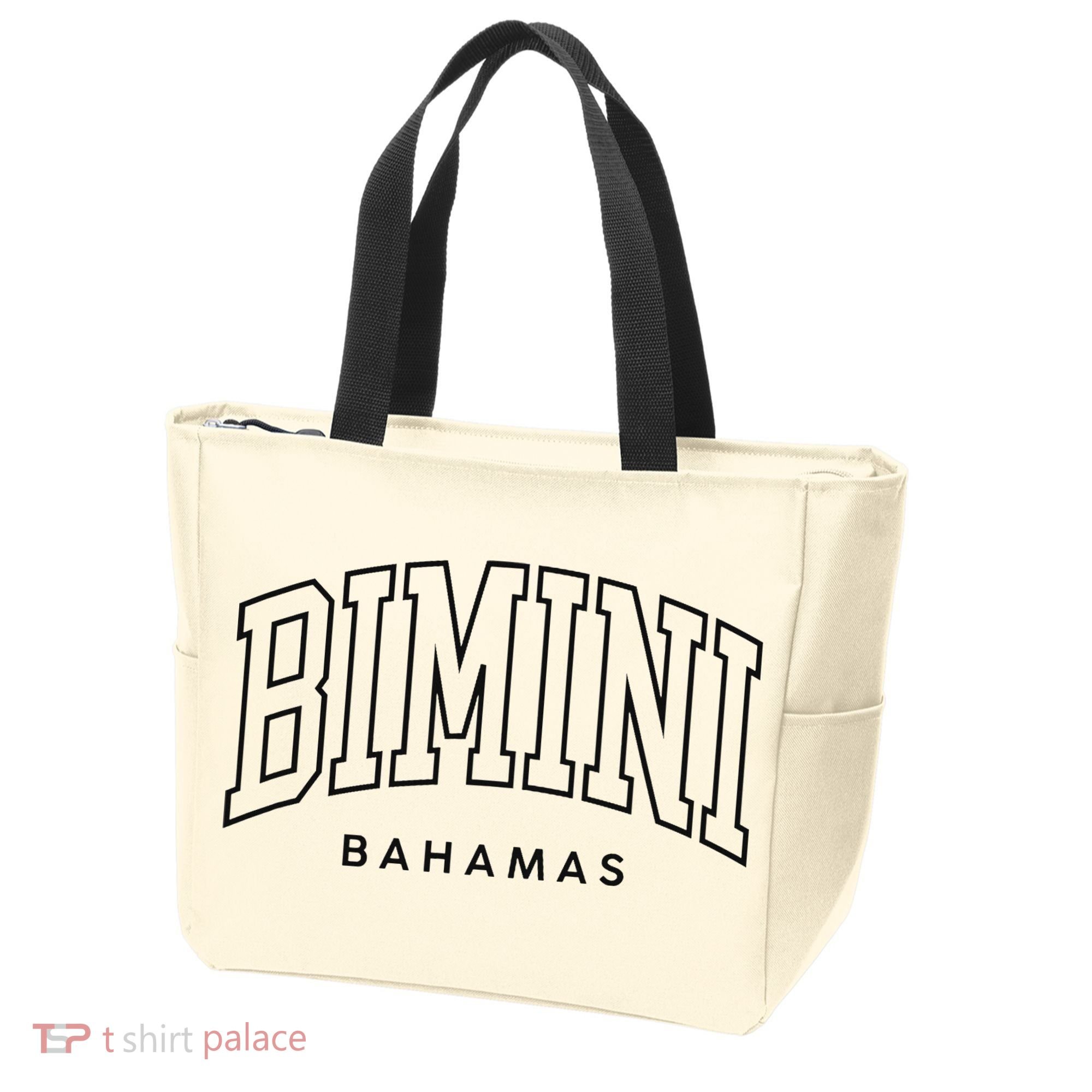 Bimini Bahamas Preppy Retro Throwback Souvenir Tote Bag