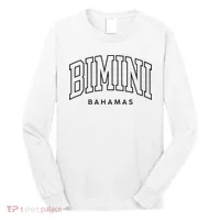 Bimini Bahamas Preppy Retro Throwback Souvenir Long Sleeve Shirt thumb 0