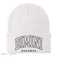 Bimini Bahamas Preppy Retro Throwback Souvenir Beanie thumb 0