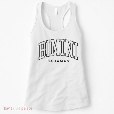 Bimini Bahamas Preppy Retro Throwback Souvenir Women's Tank Top