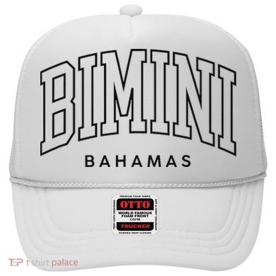 Bimini Bahamas Preppy Retro Throwback Souvenir Hat