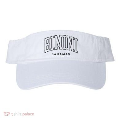 Bimini Bahamas Preppy Retro Throwback Souvenir Visor