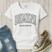 Bimini Bahamas Preppy Retro Throwback Souvenir Women's T-Shirt thumb 3