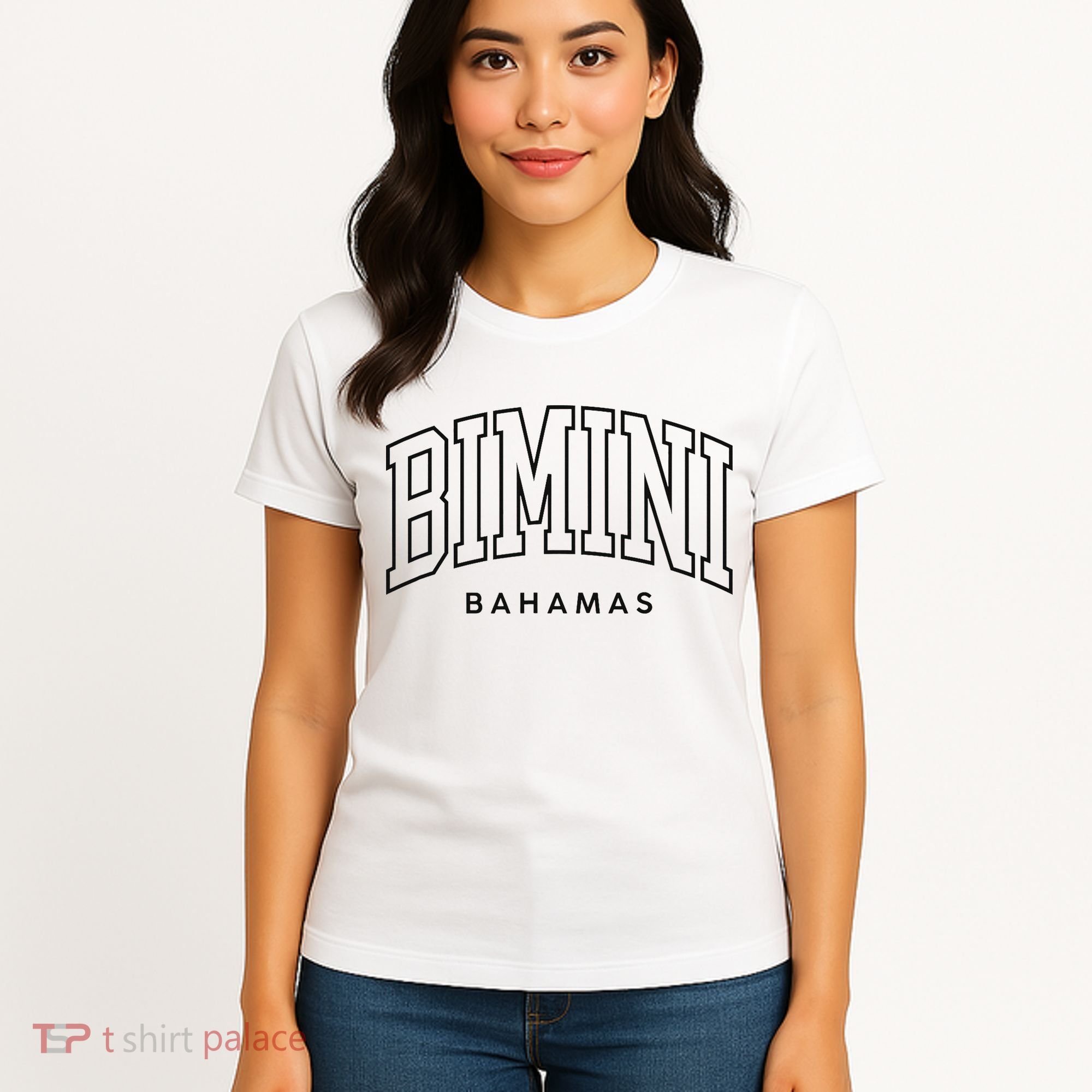 Bimini Bahamas Preppy Retro Throwback Souvenir Women's T-Shirt
