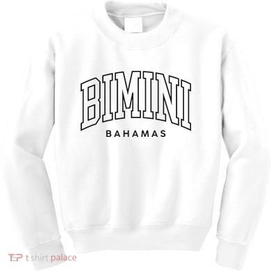 Bimini Bahamas Preppy Retro Throwback Souvenir Kids Sweatshirt