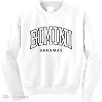 Bimini Bahamas Preppy Retro Throwback Souvenir Kids Sweatshirt thumb 0