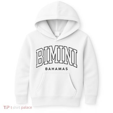 Bimini Bahamas Preppy Retro Throwback Souvenir Kids Hoodie