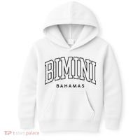 Bimini Bahamas Preppy Retro Throwback Souvenir Kids Hoodie thumb 0