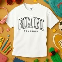 Bimini Bahamas Preppy Retro Throwback Souvenir Kids T-Shirt thumb 3