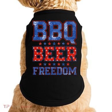 BBQ Beer Freedom Doggie Tank