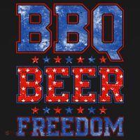 BBQ Beer Freedom Doggie Tank thumb 4