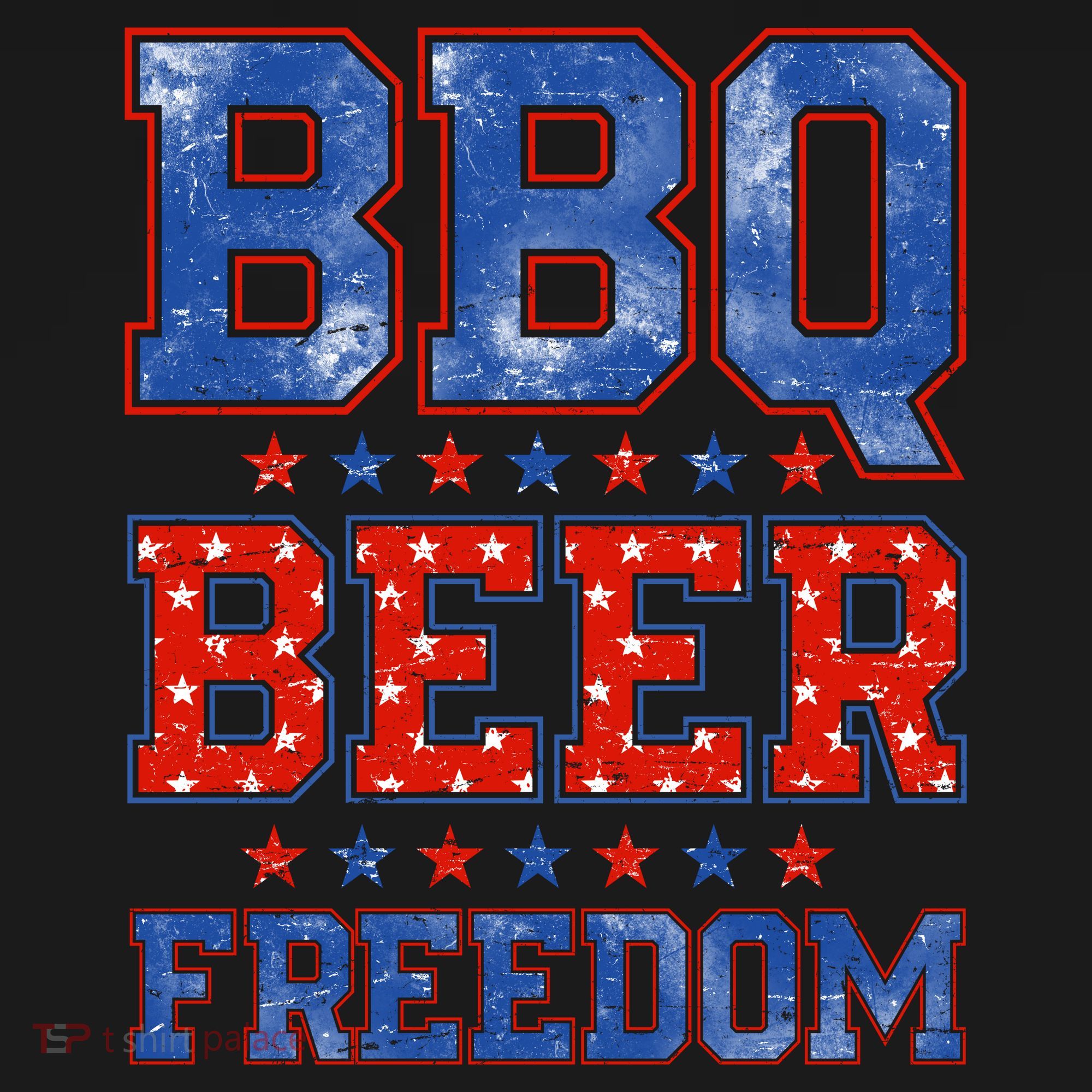 BBQ Beer Freedom Doggie Tank