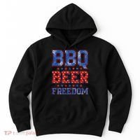 BBQ Beer Freedom Hoodie thumb 0