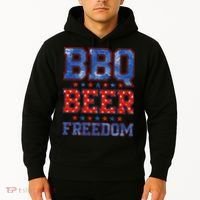 BBQ Beer Freedom Hoodie thumb 2