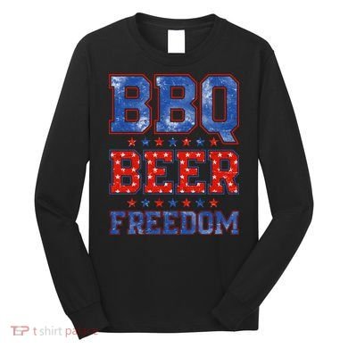 BBQ Beer Freedom Long Sleeve Shirt