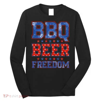 BBQ Beer Freedom Long Sleeve Shirt