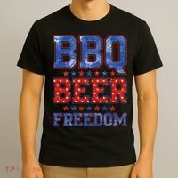 BBQ Beer Freedom T-Shirt thumb 3