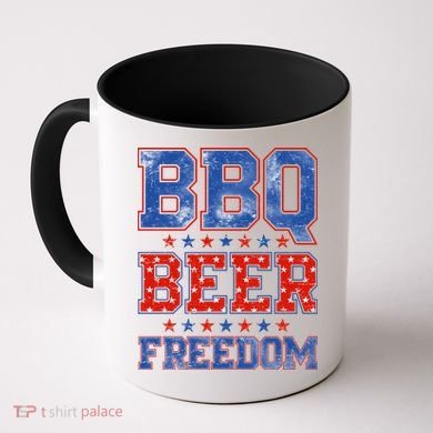 BBQ Beer Freedom Coffee Mug