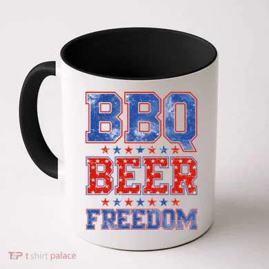 BBQ Beer Freedom Coffee Mug