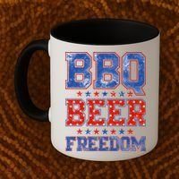 BBQ Beer Freedom Coffee Mug thumb 2