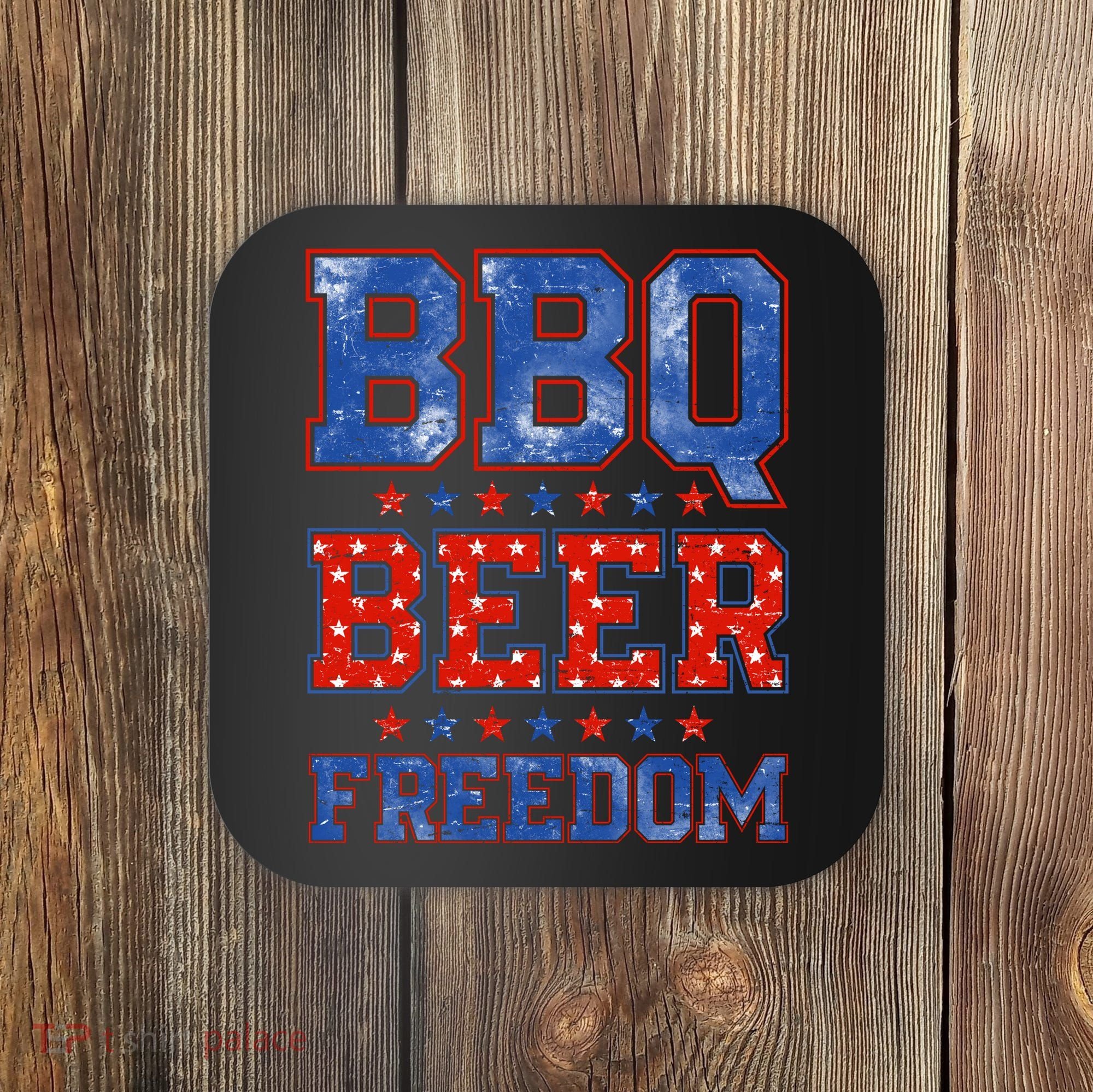 BBQ Beer Freedom Coaster