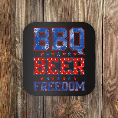 BBQ Beer Freedom Coaster