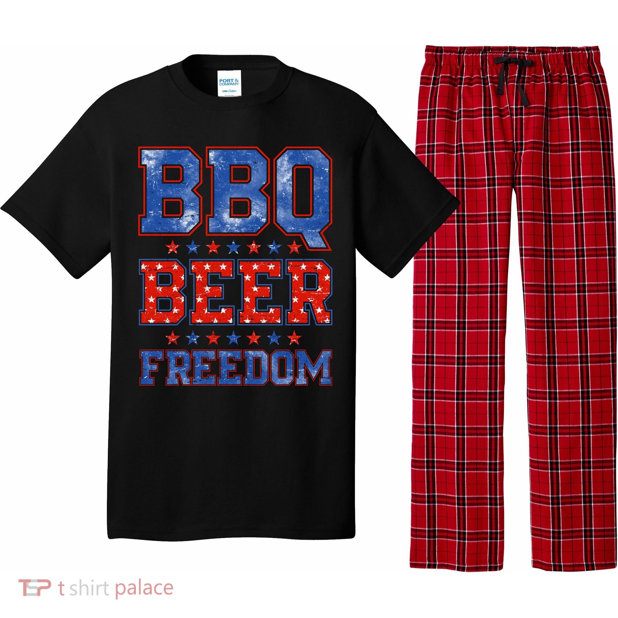 BBQ Beer Freedom Pajama Set