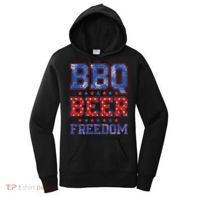 BBQ Beer Freedom Women's Hoodie