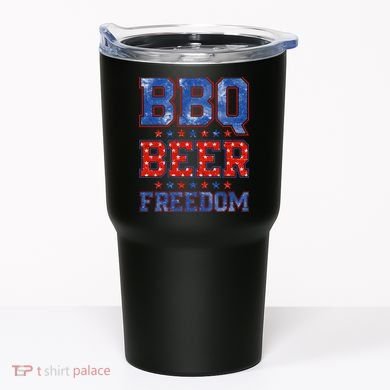 BBQ Beer Freedom Tumbler