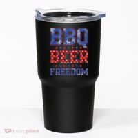 BBQ Beer Freedom Tumbler thumb 0