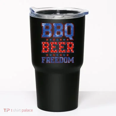 BBQ Beer Freedom Tumbler