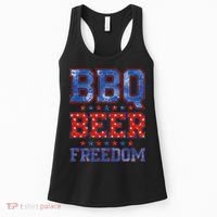 BBQ Beer Freedom Women's Tank Top thumb 0