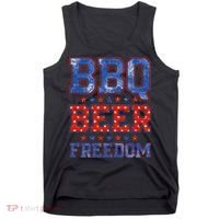 BBQ Beer Freedom Tank Top thumb 0