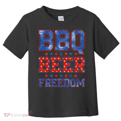 BBQ Beer Freedom Toddler T-Shirt