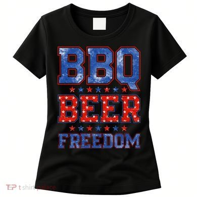 BBQ Beer Freedom Women's T-Shirt