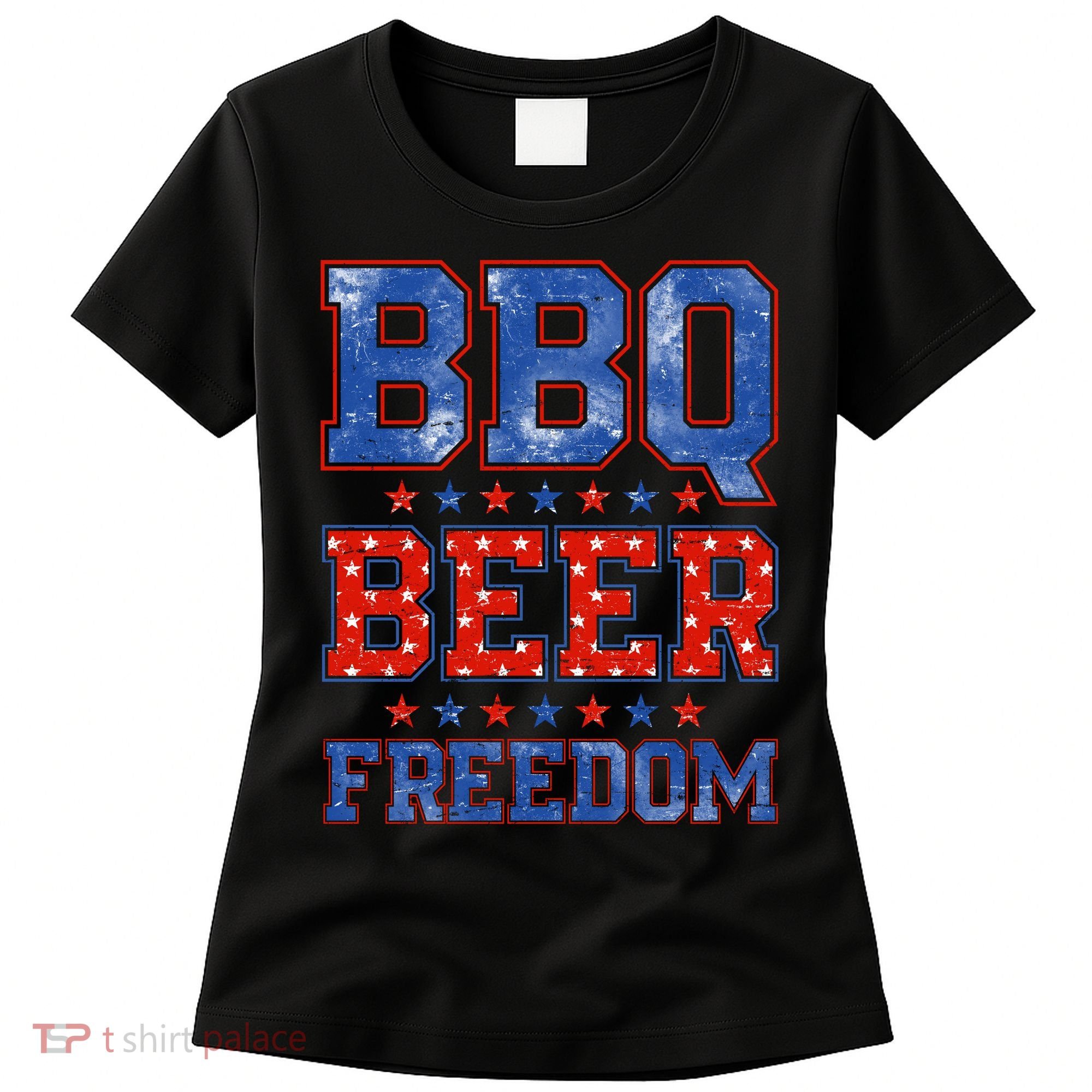BBQ Beer Freedom Women's T-Shirt