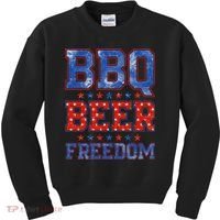 BBQ Beer Freedom Kids Sweatshirt thumb 0
